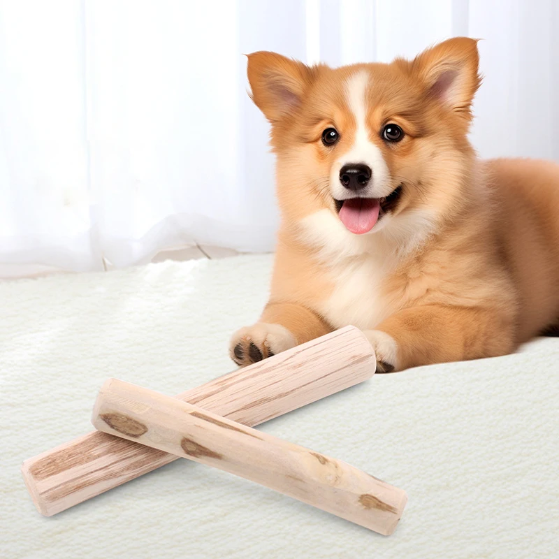 

Natural Coffee Wood Chew Stick for Dogs Durable Teeth Grinding Anxiety Relief Dog Chewing Toy Puppy Essentials Игрушки Для Собак