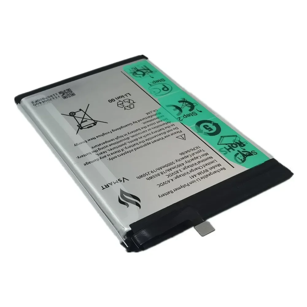 2024 Years 100% Original Phone Battery For VSMART BVSM-441 BVSM 441 5000mAh Replacement Battery Bateria Fast Deliver