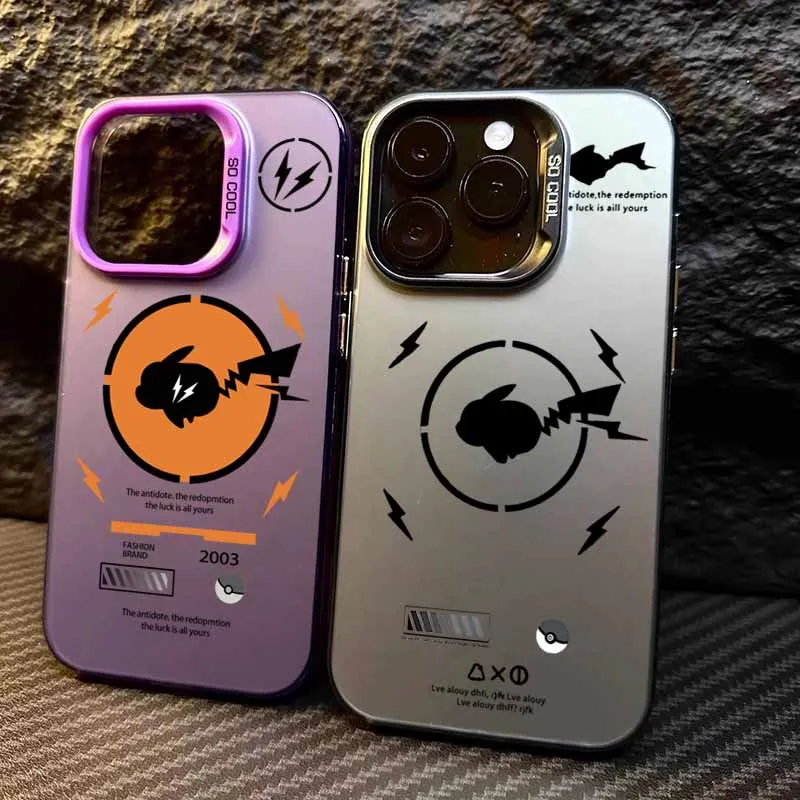 Cover For Samsung Galaxy S26 S25 Edge S24 S23 S22 S21 S20 FE Ultra Plus Colorful Phone Case Funda P-Pokemons Pikachu Cartoon