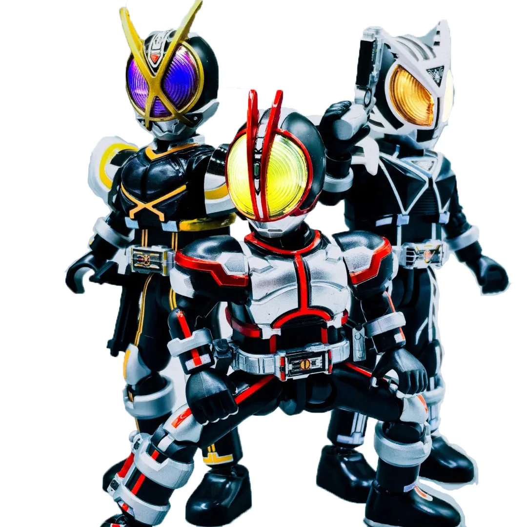 

Original Blokees Building Block Masked Rider Gavv Geats Blind Box Action Figure 9pcs No-Repeat Assembled Toy For Kids Gift