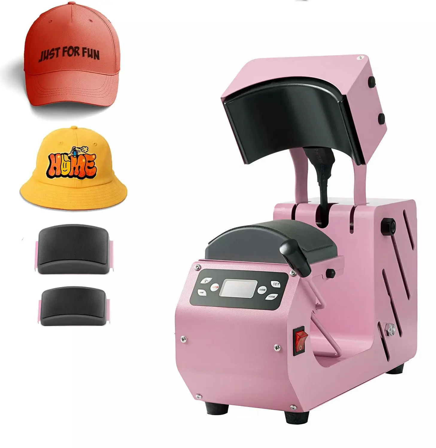 2 in 1 Auto Hat Heat Press Machine for Caps Bags Sublimation Auto Open & Release