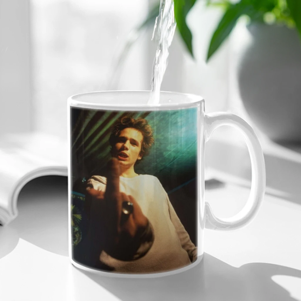 Retro Jeff Buckley Pop Singer Coffee Mug Tea Cup 11oz Coffee Cup Funny Birthday Gifts for Women and Men Ceramic Mug Cup