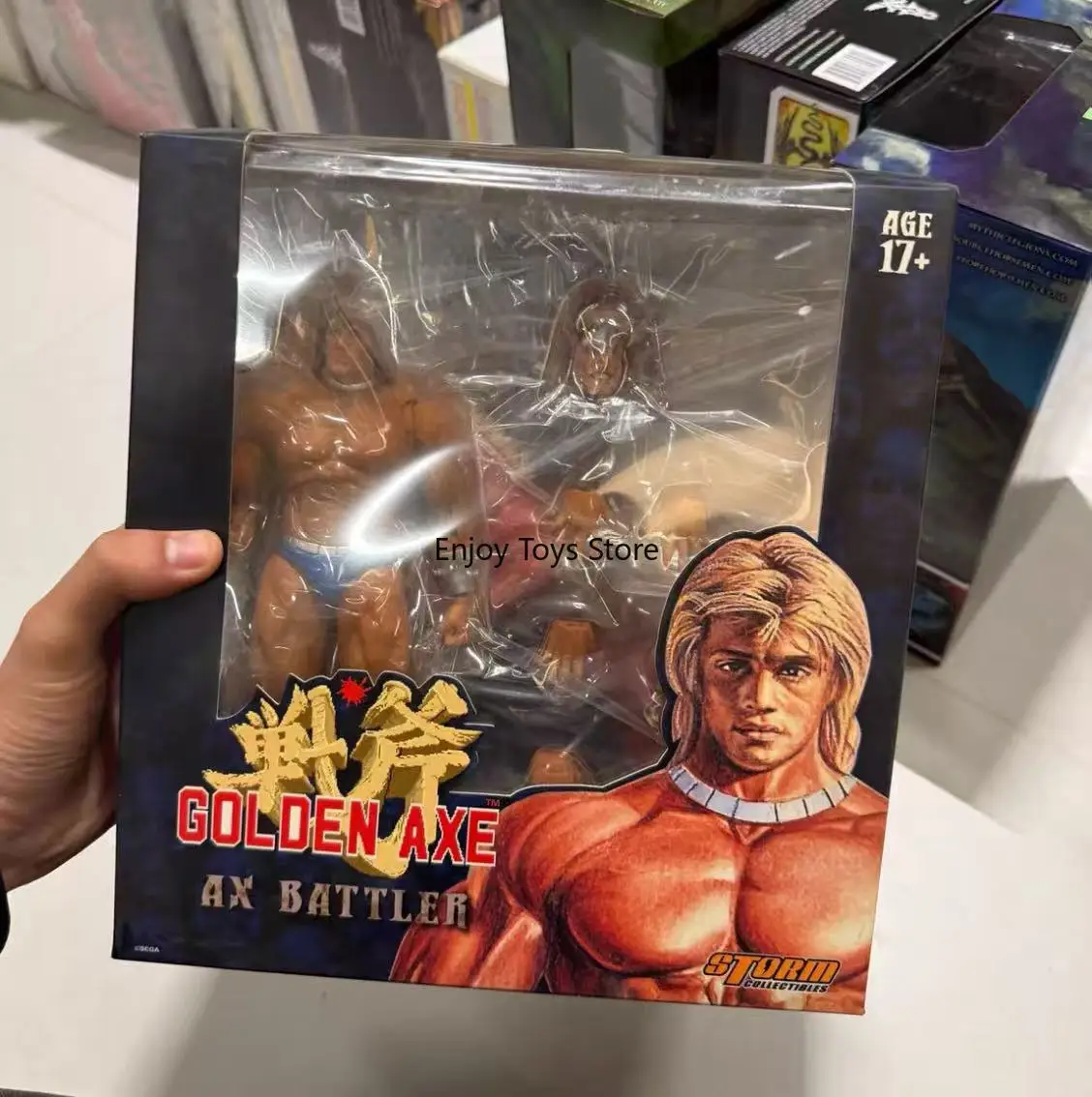 

In Stock Genuine 1/12 Ax Batra and Red Dragon, Male Warrior Figure Model