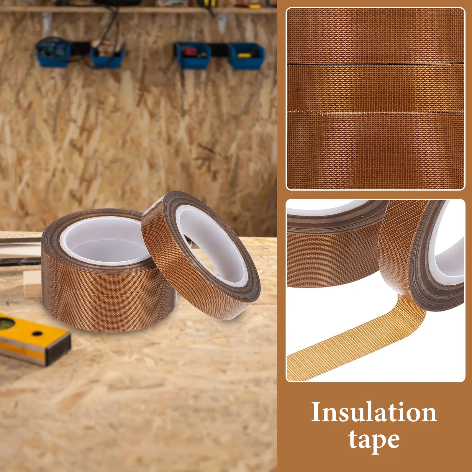 

3 Rolls Tape Sealant Glue Roller Sealing Kitchen Packaging Heat Insulation Bag Sealer