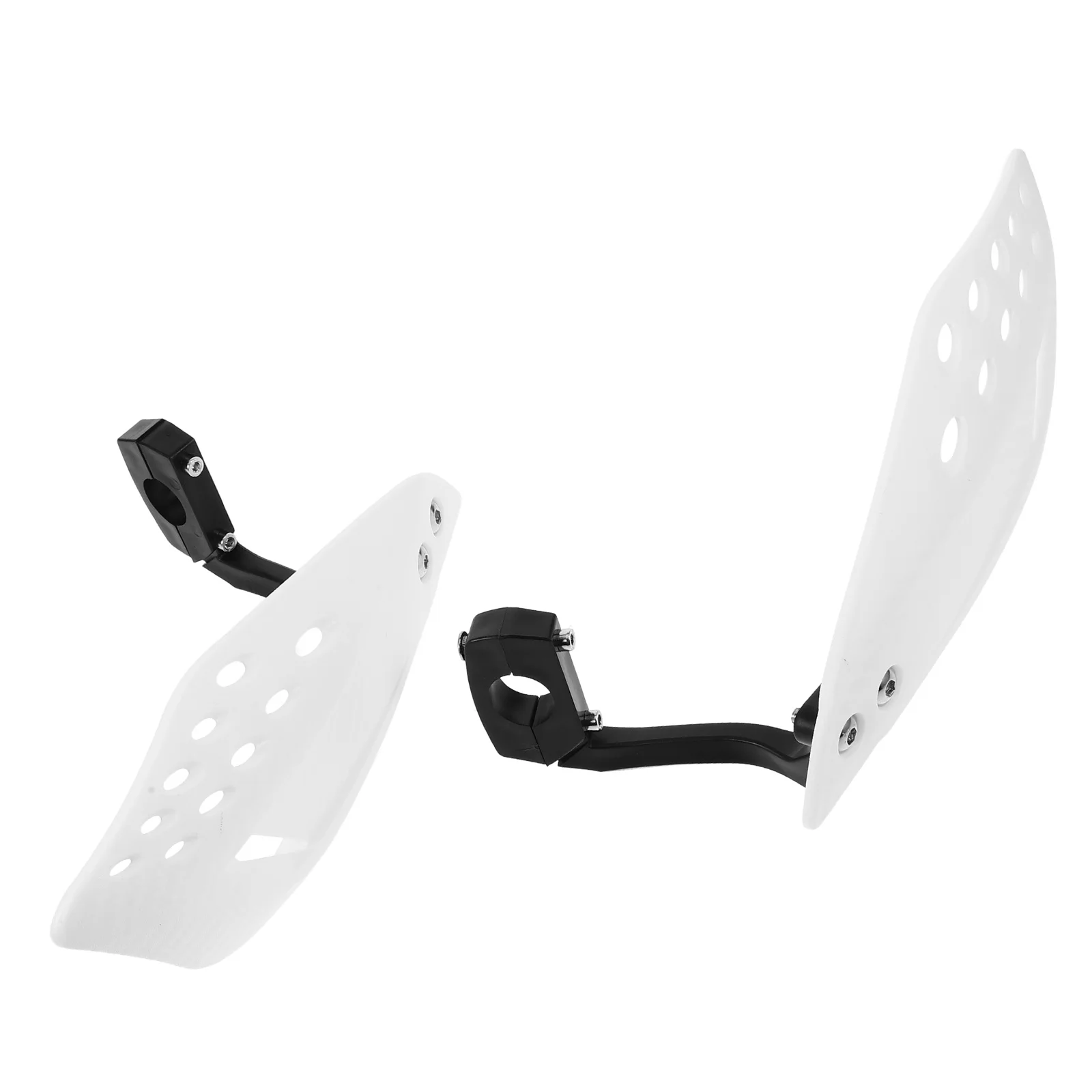 1 Pair Motorcycle Hand Guards Sturdy Pp Impact Resistant Wind Protector For Handlebar Protection Off-Road Bikes Motorcycle