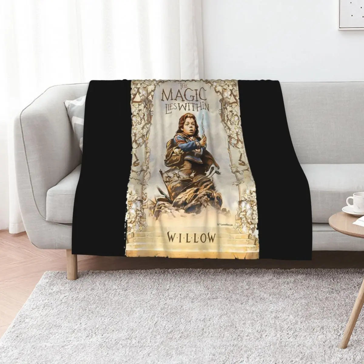 Vintage Movies - Vintage High Fantasy Adventure Film Throw Blanket Decoratives Thin Soft Beautifuls Luxury warm winter Blankets