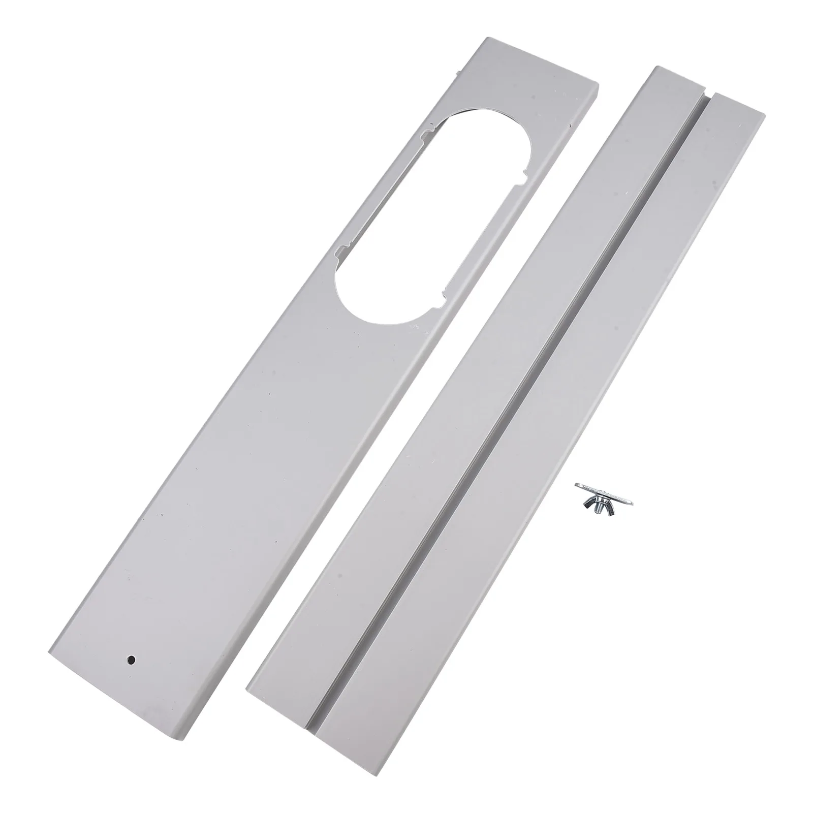 

PVC Adjustable Air Conditioner Window Kit Slide Plate Wind Shield Portable Air Conditioner Accessories With Screws