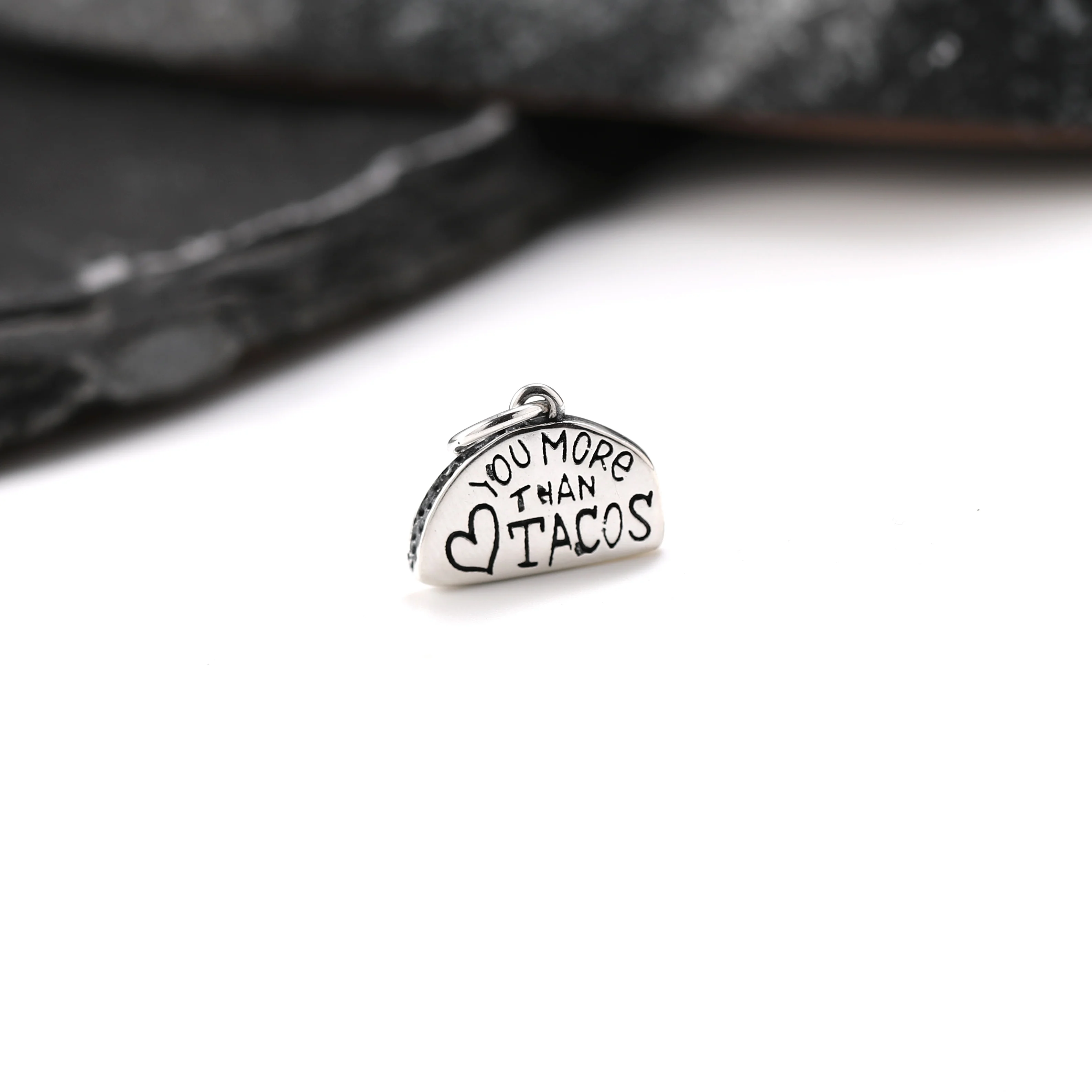 

DJ250 genuine 925 sterling silver internet celebrity fashion keychain DIY with exquisite pendant silver jewelry accessories