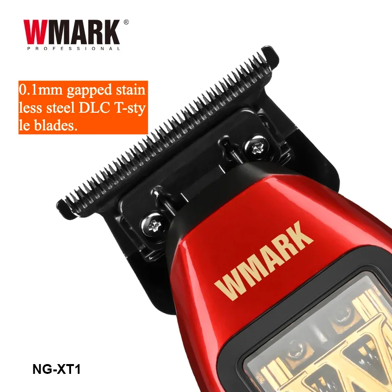 WMARK NG-XT1 MAGLEV HIGH SPEED HAIR CLIPPER Trimmer, Electric Hair Cutting Hair Cut, DLC Powder Metallurgy T-style Blade