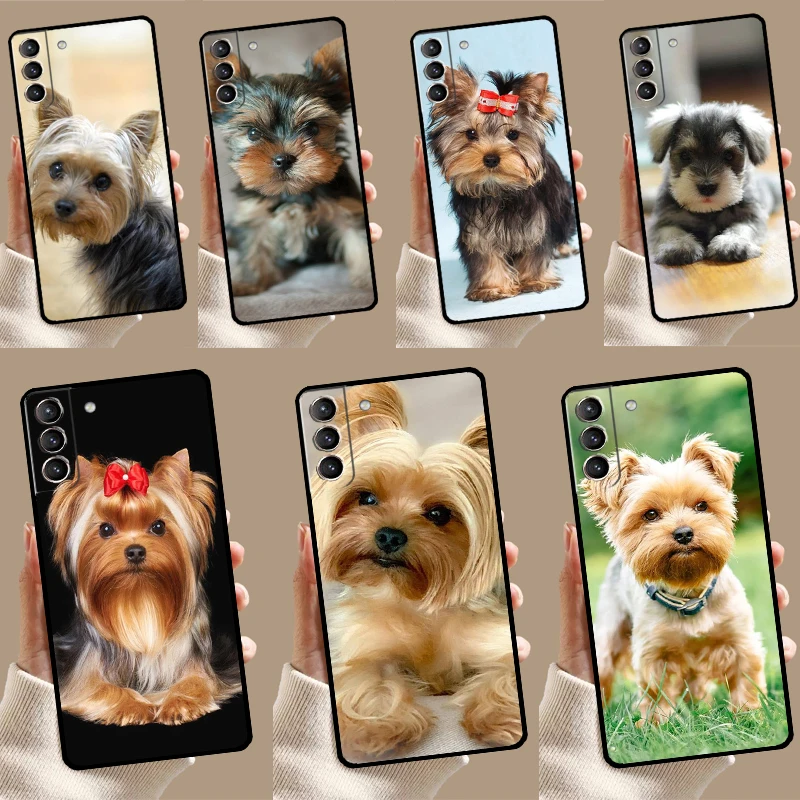 Yorkshire Terrier Dog Case For Samsung Galaxy S24 Ultra S23 S22 S21 S20 FE Note 20 S8 S9 S10 Note 10 Plus Cover