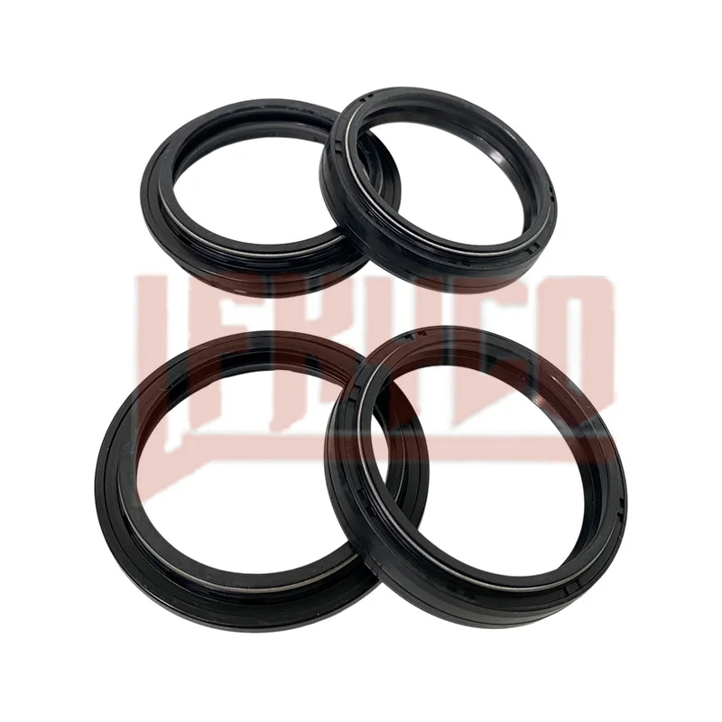 Motorcycle 48mm Front Fork Damper Absorber Oil Seal Dust Sealed Ring Kit For KTM EXC SXF HUSQVARNA FC TE 125-990 Pit Dirt Bike