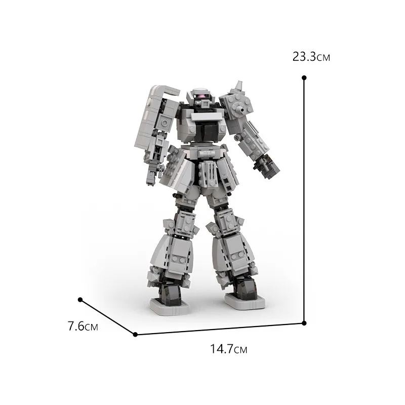 Hot Game Robot High- tech Primaris Redemptor 40K Mech Warrior Suit Building Blocks 0k Predator Military Main Battle Tank Tracks