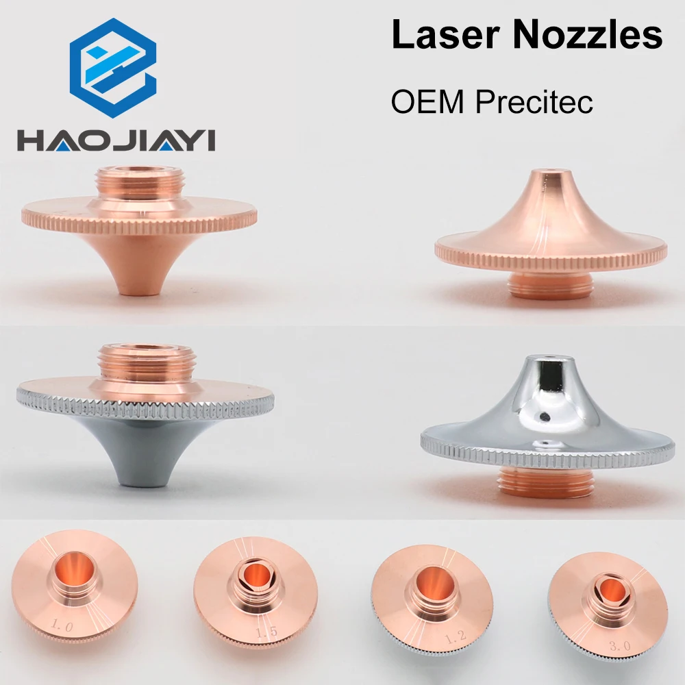 

HAOJIAYI Laser Nozzles Single Double Layer Dia.28mm Caliber 0.8 - 4.0 for FIBER Laser Cutting Head