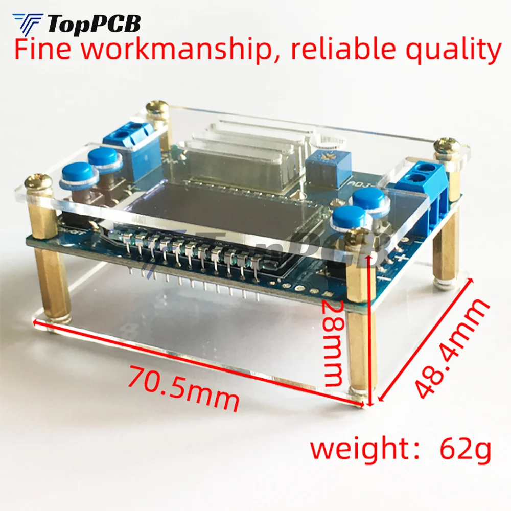 CC CV DC 6.5-36V to 1.2-32V 5A 75W Step Down Buck Converter Power Supply Module Voltage Regulator Transformer with Case Heatsink