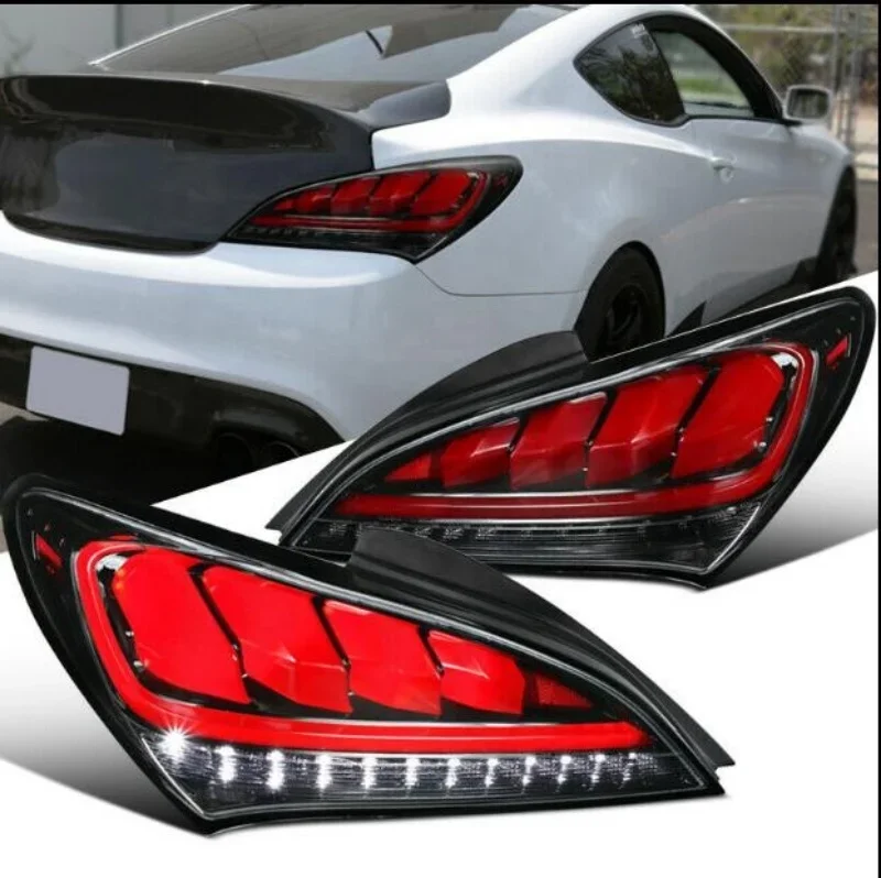 Full Led Rear Light For Genesis Coupe 2009-2011 Red Lens JY For Hyundai