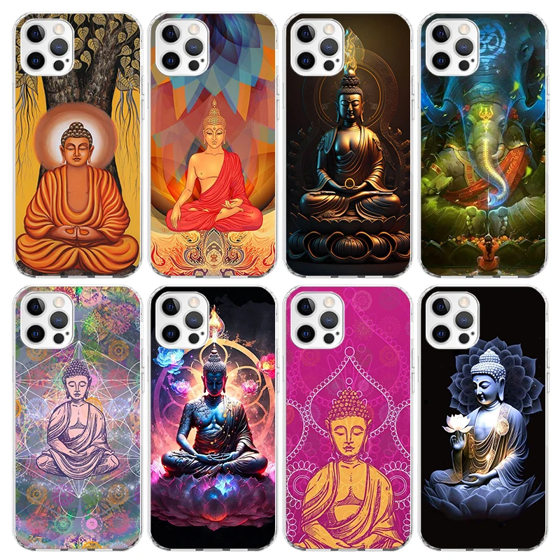 Gautama Buddha Budha Belief Phone Case for Apple iPhone 16 15 14 Plus 13 12 Mini 11 Pro Max X XR XS 7 + 7G 8G SE 2020 Soft Cover