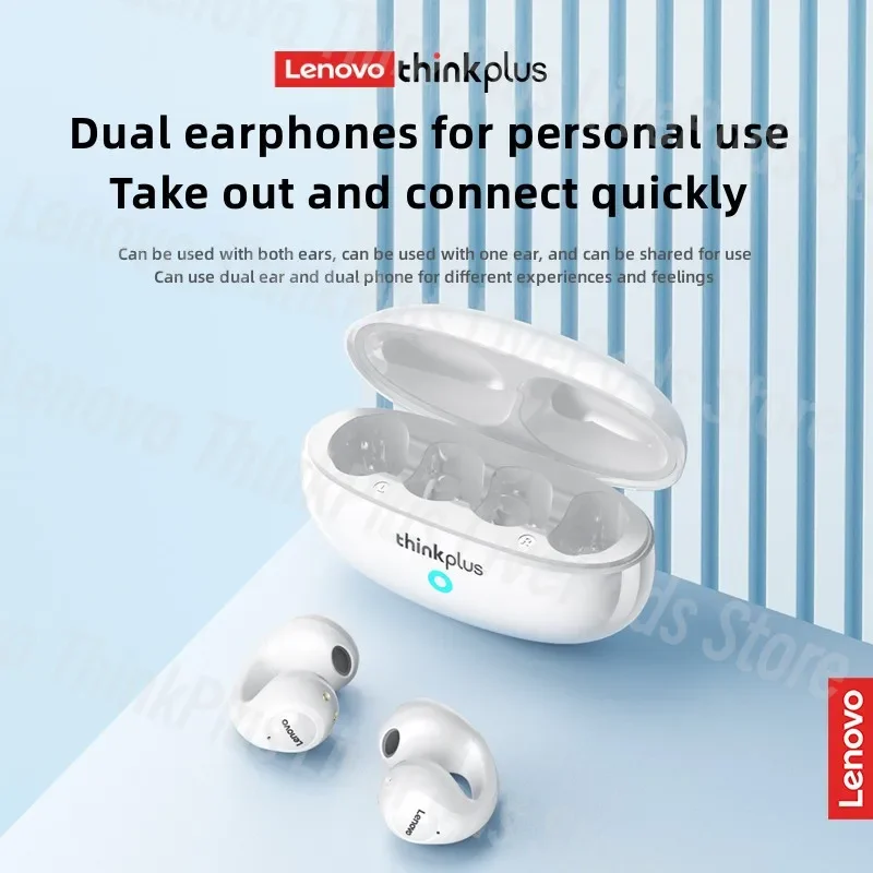 New Lenovo XT83II TWS Wireless Headphones Bluetooth Earphones Earclip Design Touch Control HD Earbuds Sports Headset Original