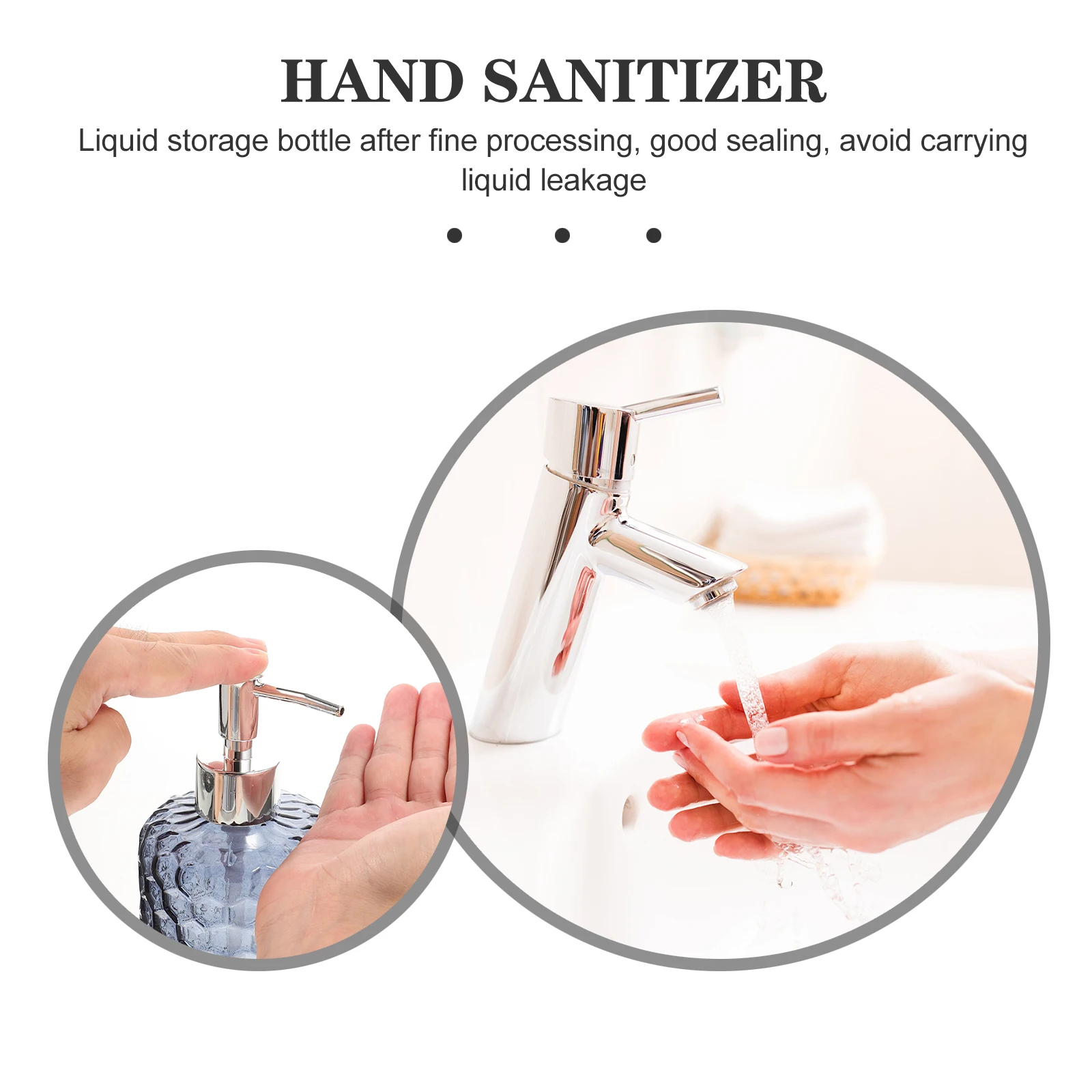 

Stable Glass Press Pump Bottle Soap Dispenser for Hand Soap Lotion Shampoo Kitchen Bathroom Use Shampoo Bottle Containers