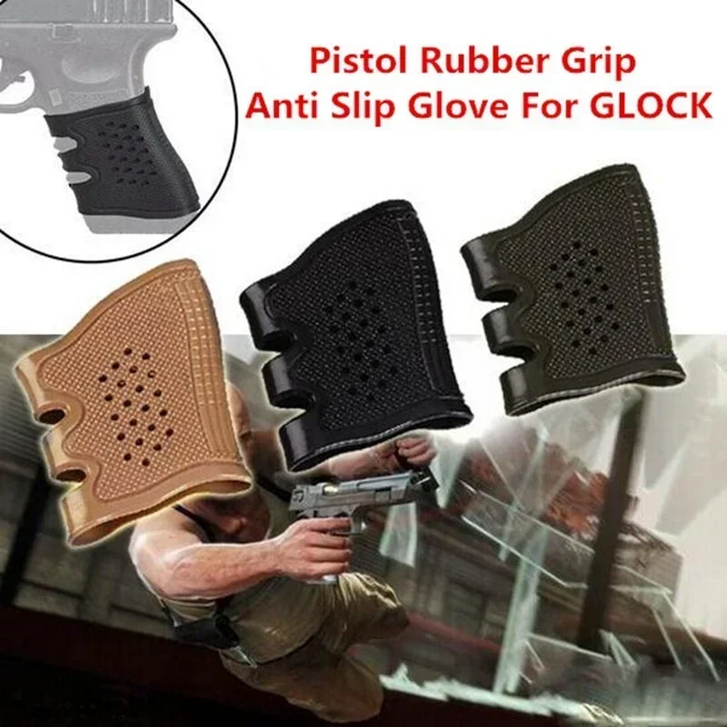 EWOLF Tactical Rubber Grip Glove Hunting Accessories  Holster For Glock 17 19 20 21 22 23 25