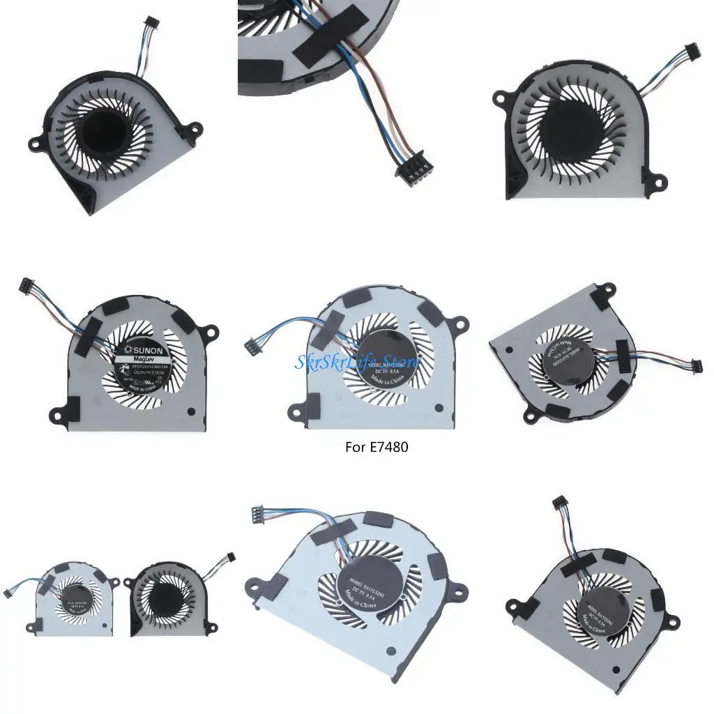 

E65E Notebbook CPU COLER FEANTER / Радиатор Mechanical ноутбука для 7480 E7480 7490 E7490 4PIN CPU Охлаждение