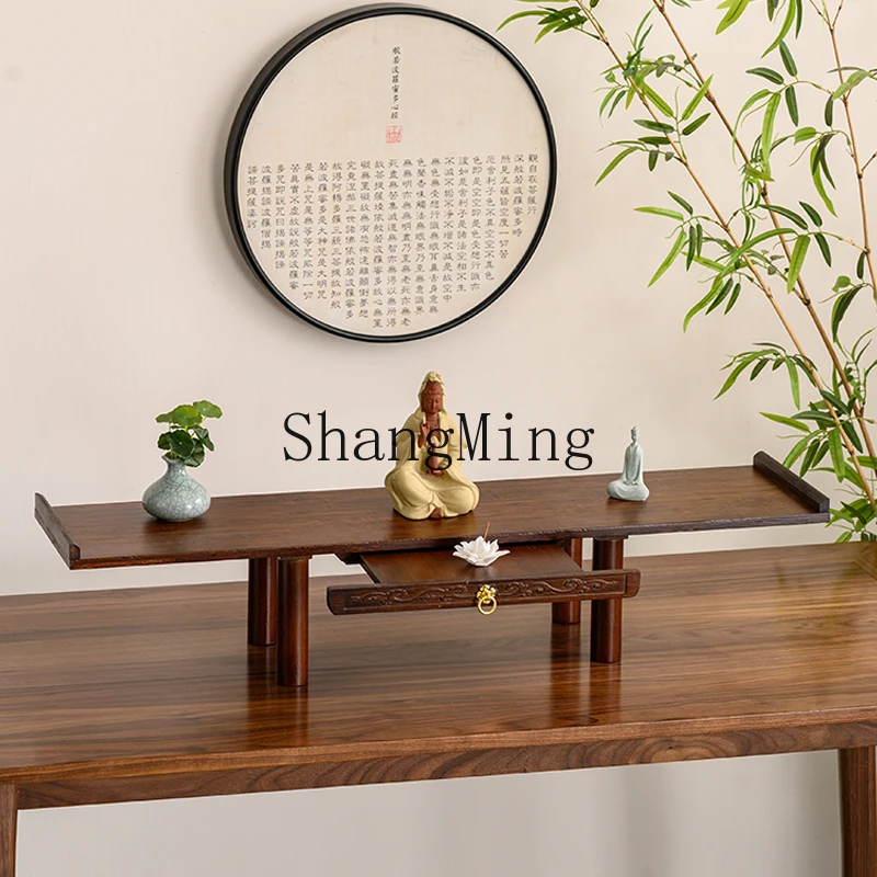 

DHY base statue shrine shrine offering table incense case small desktop offering table shrine