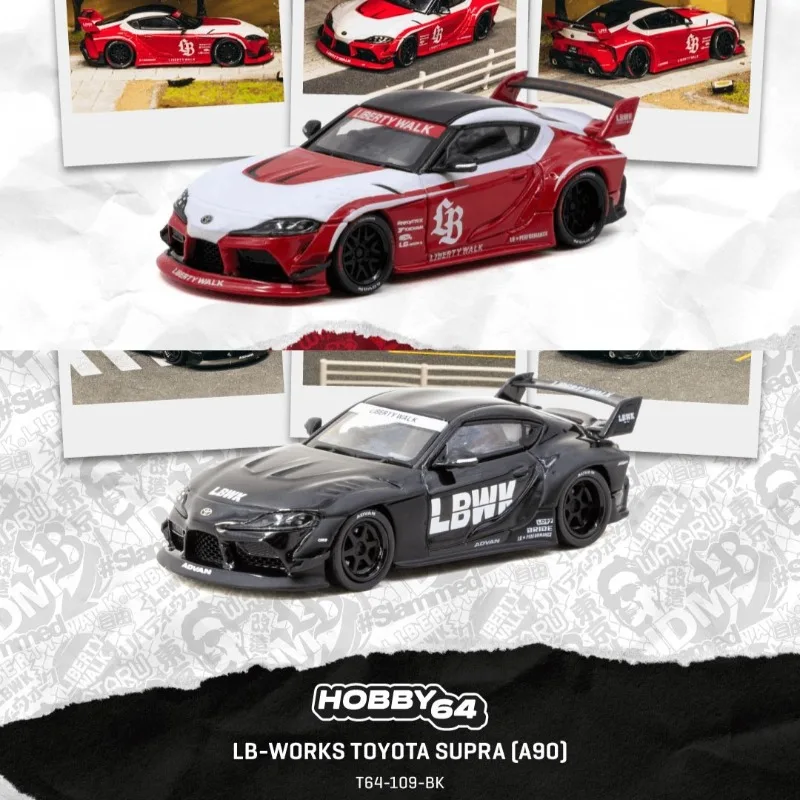 TW 1:64 Toyota TOYOTA SUPRA A90 LB wide body modified die-casting alloy car model enthusiasts collect ornaments