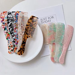 Acetate Hair Styling Comb Colorful Hairdressing Comb Hair Brush for Women Girls Styling Barber Salon Accessories Hair Comb