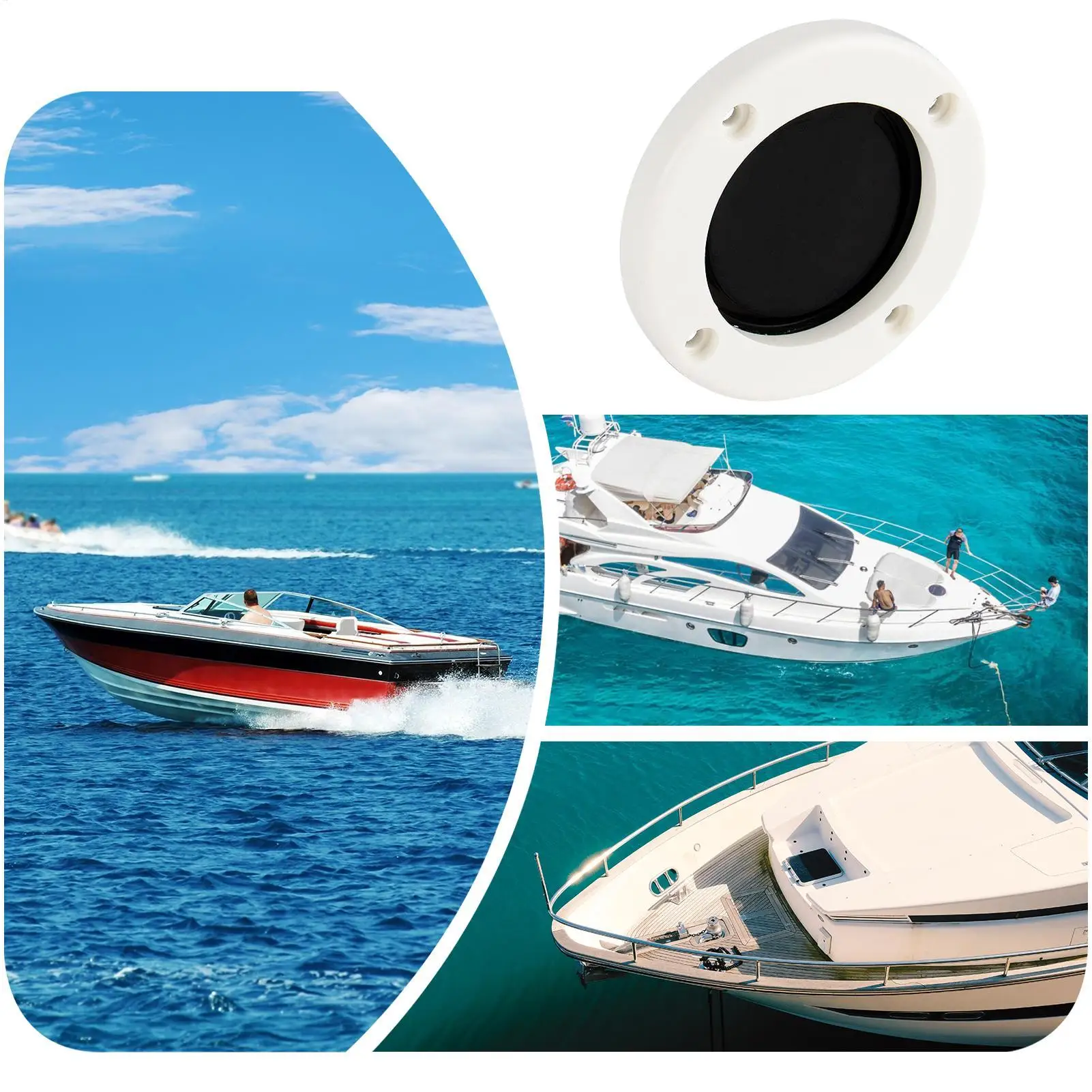 Boat Drain Check Valve Efficient Kayak Scupper Valves Thickened Scupper Valves White Drain Check Valve For Boats Yachts RV ﻿