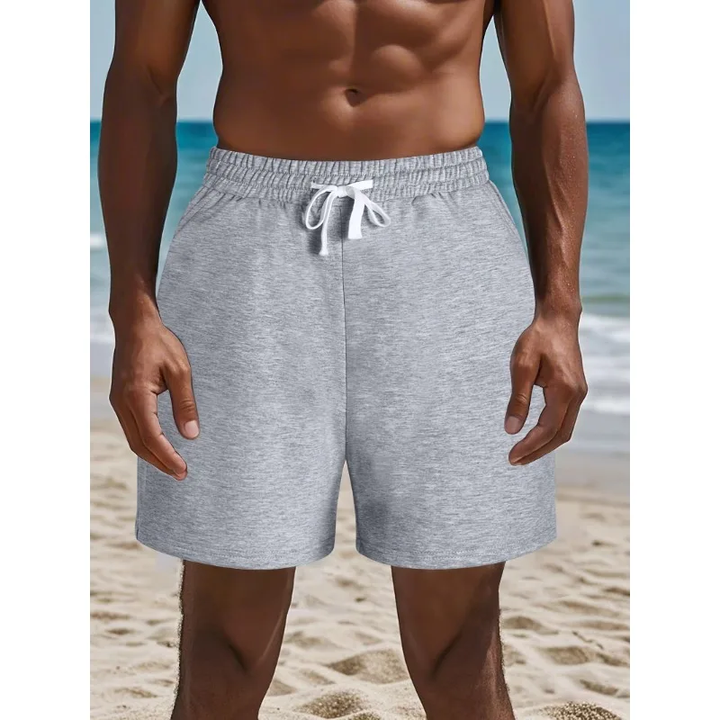 Suitable for all seasons, new casual street wear for men and women, American Retro men's 100% pure cotton sports casual shorts