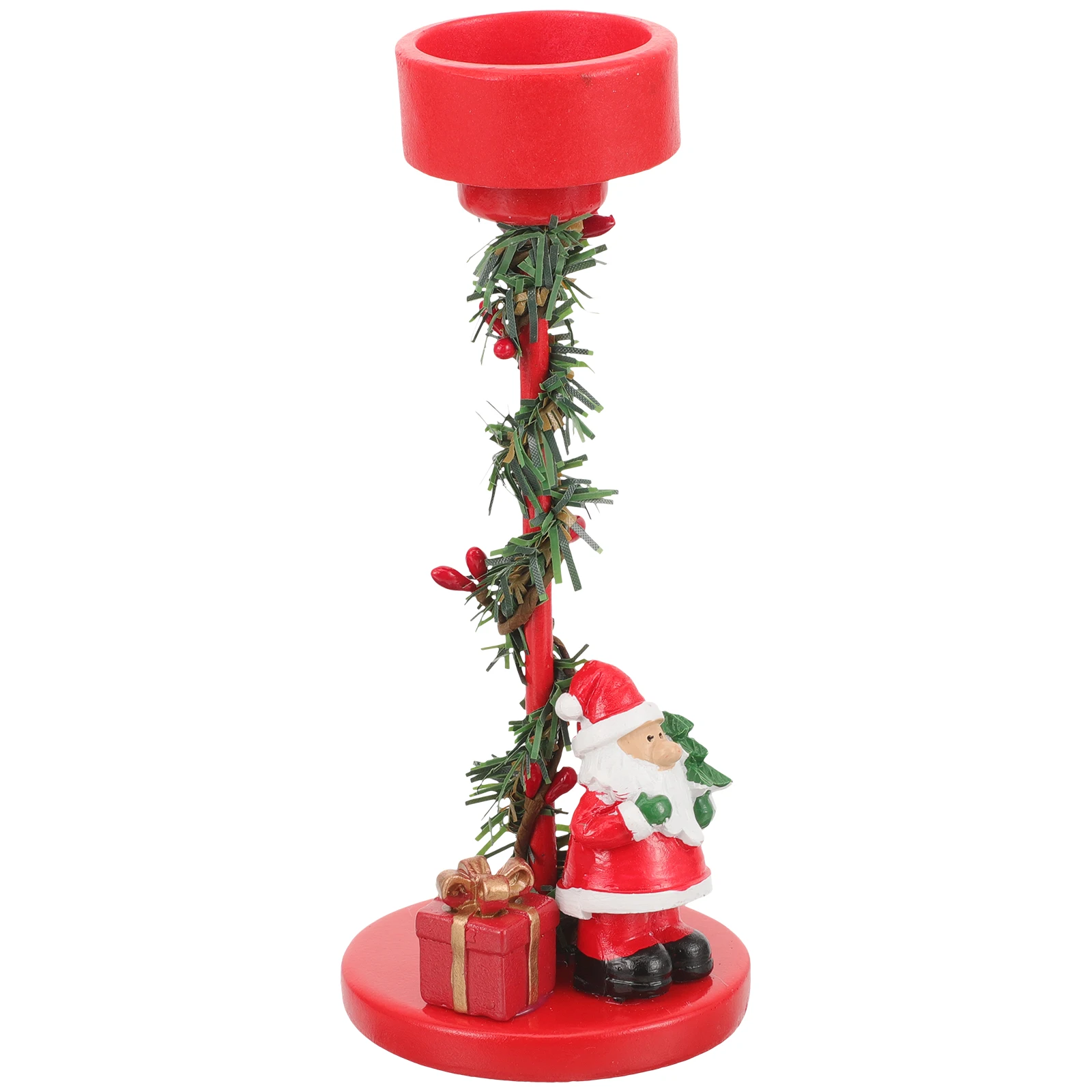 

Christmas Elk C Holder Iron Red Resin Elder Holiday Party Home nament Xmas Tealight Desktop Adornment Christmas Decoration