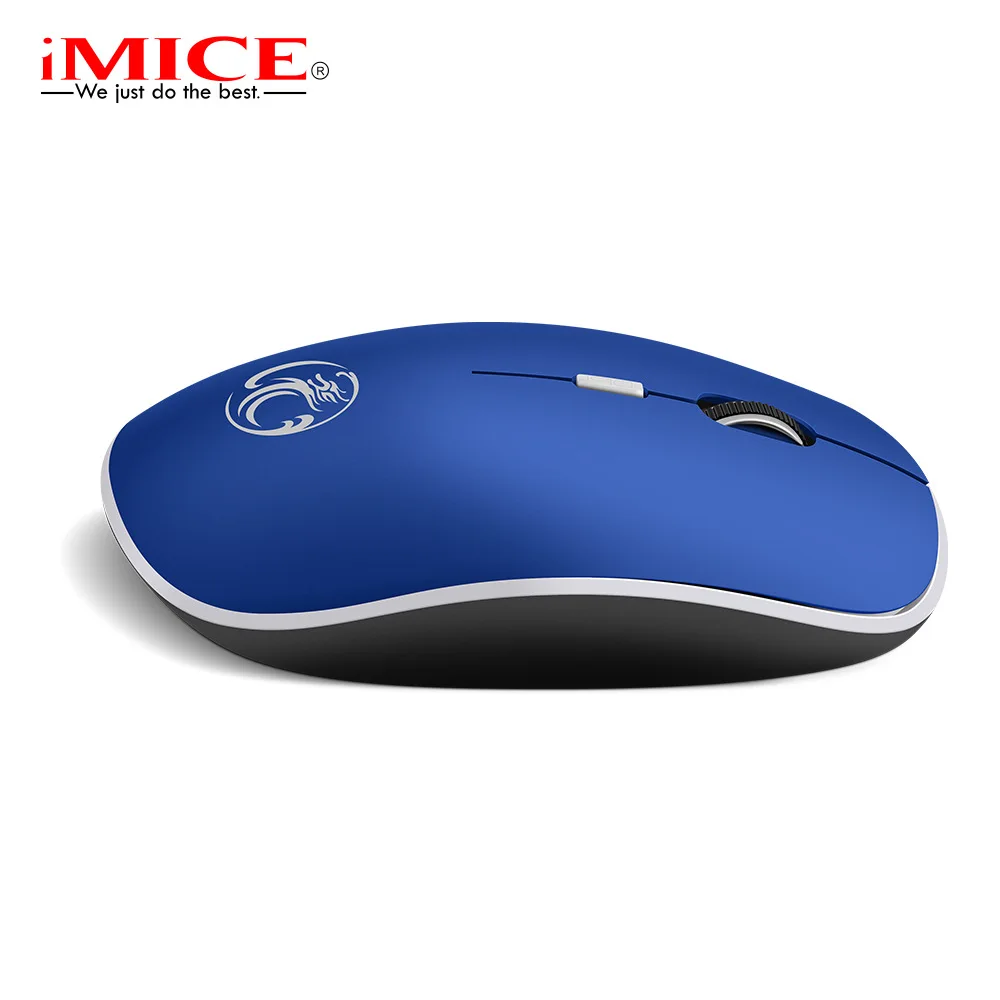 Imice Factory Wholesale Mute Wireless Mouse Business Office 4-Button Wireless Game Mouse Silent Switch