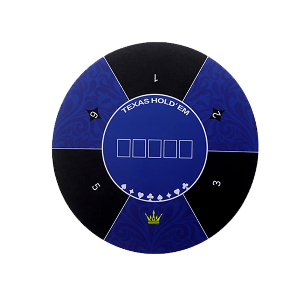 

Professional Rubber Texas Hold'em Poker Table Mat Casino Mat Portable Mahjong Board Games Tablecloth Entertainment Accessories