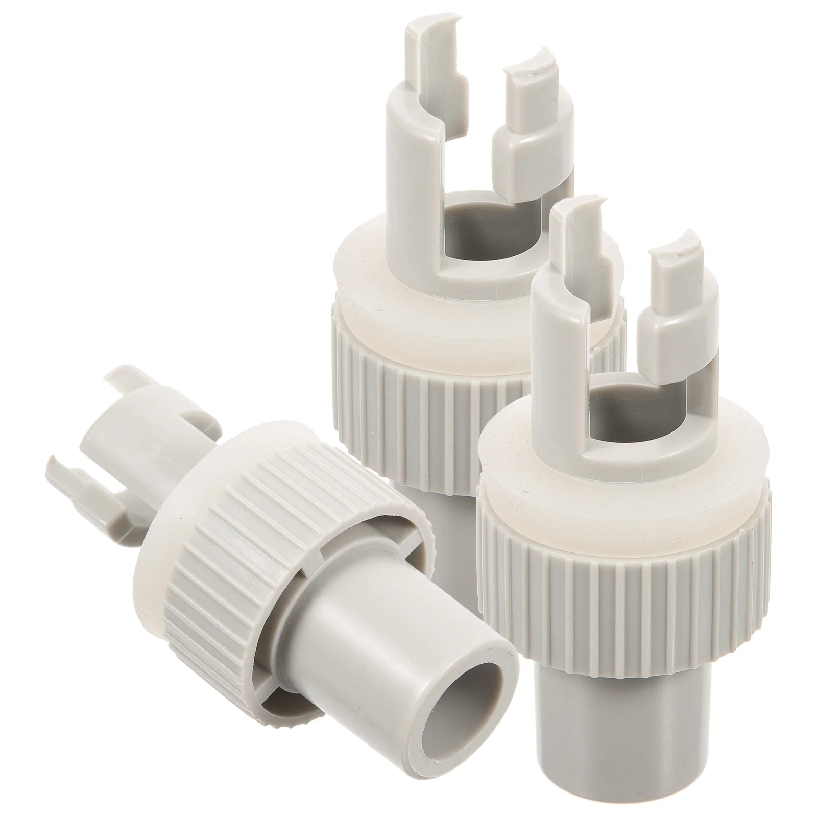 

3pcs Air Valve Connector PVC Plastic for Kayak Dinghy Inflatable Pool Pump Adapter Hose Boat Sports Lightweight