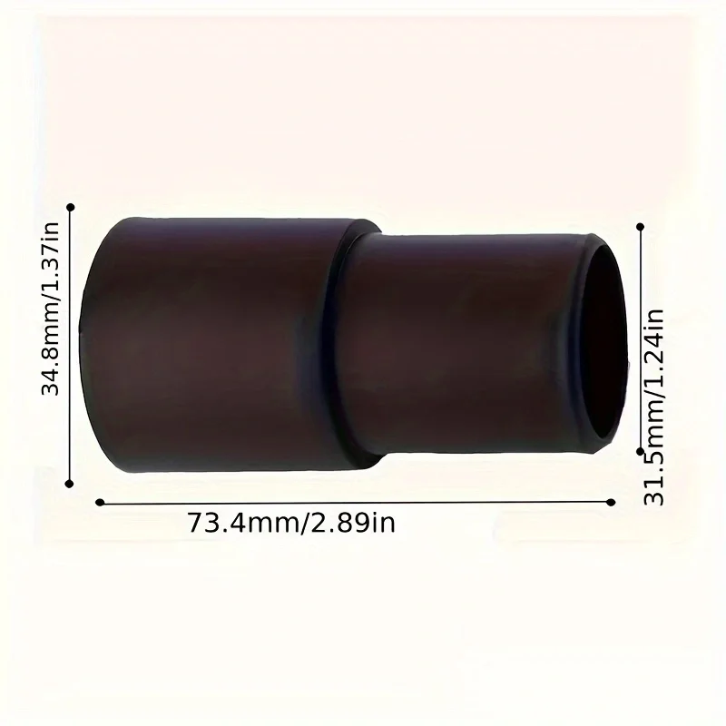 Вакуумная щетка из конского волоса - круглая, универсальный разъем. Замена 1,25 дюйма с адаптером для шланга 1,25-1,37 дюйма для стандартных шлангов