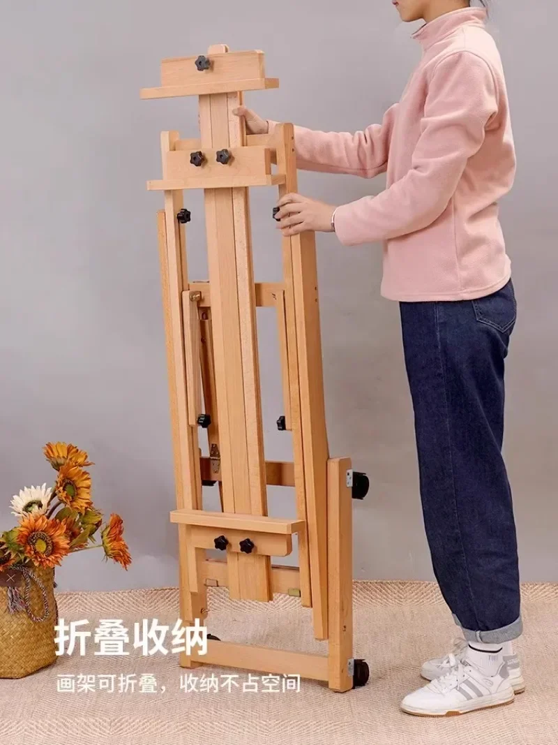 

A Professional Horizontal Dual Purpose Oil Painting Sketch Easel Advertising Board Display Frame cocina