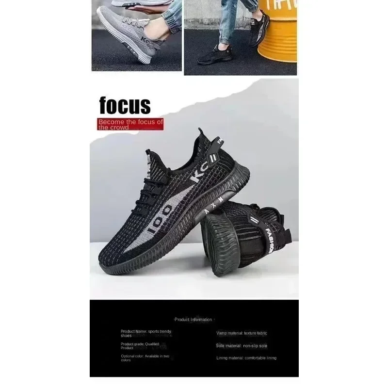 Lente Lichtgewicht Deodorant Herenschoenen Ademende Mesh Sneakers Comfortabele Trendy Veelzijdige Schoenen Heren