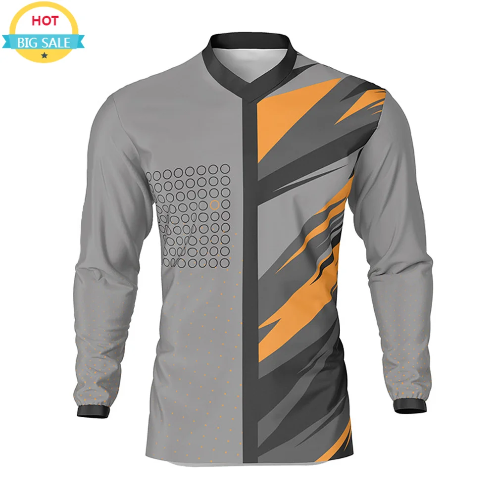 

Горный велосипед MTB Мотокросс Быстросохнущая одежда для скоростного спуска Горный быстрый трикотаж Длинные рубашки для одежды Новый индивидуальный заказ 2025 Велоспорт