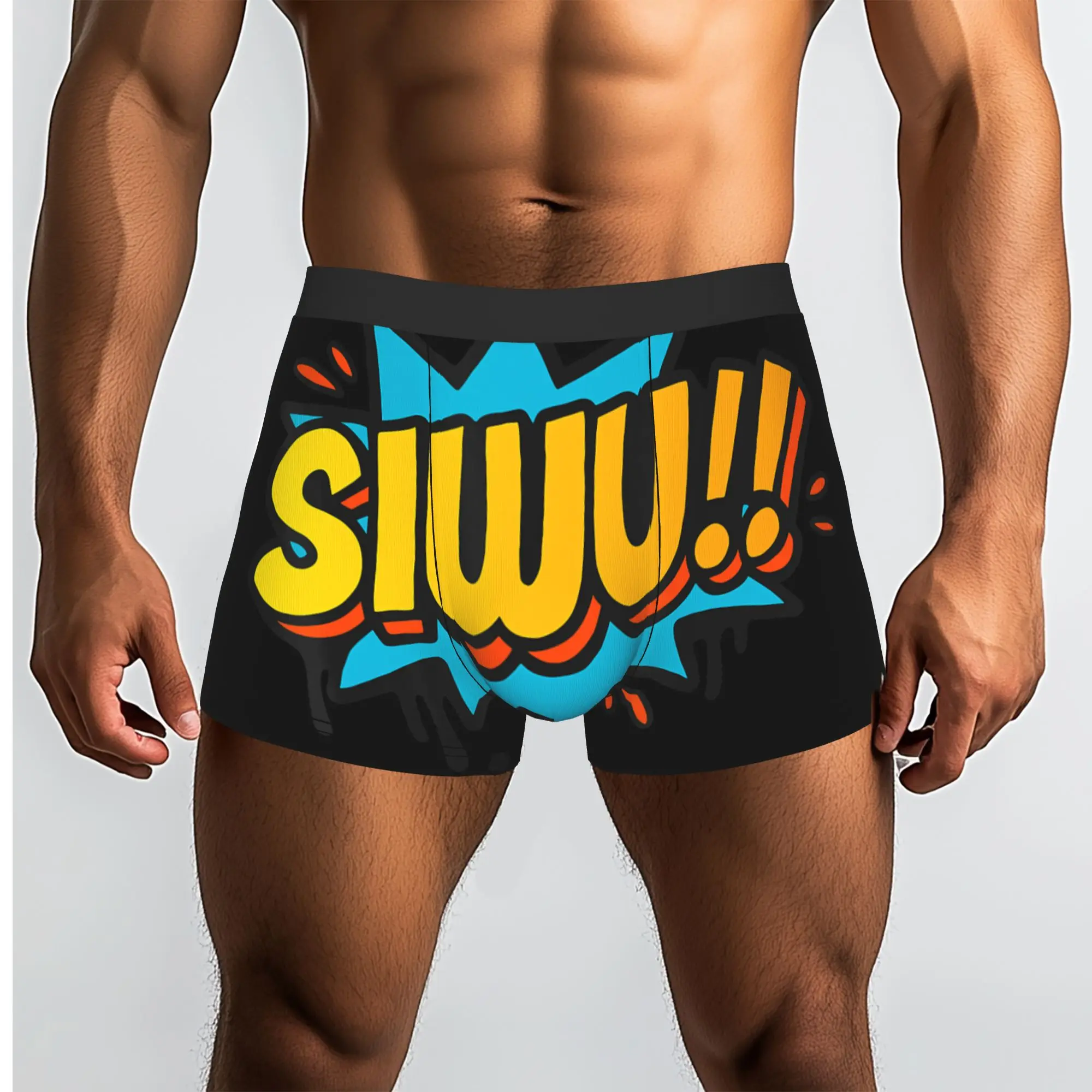 Fans Kids Boys  siuuu Underpants Breathbale Panties Male Underwear Ventilate Shorts Boxer Briefs