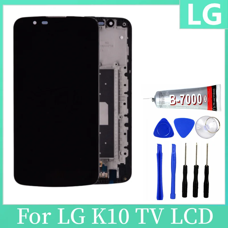 

Original For LG K10 TV K10TV K430TV K410TV LCD Display with touch digitizer Assembly with /without frame ( Not for K10 )