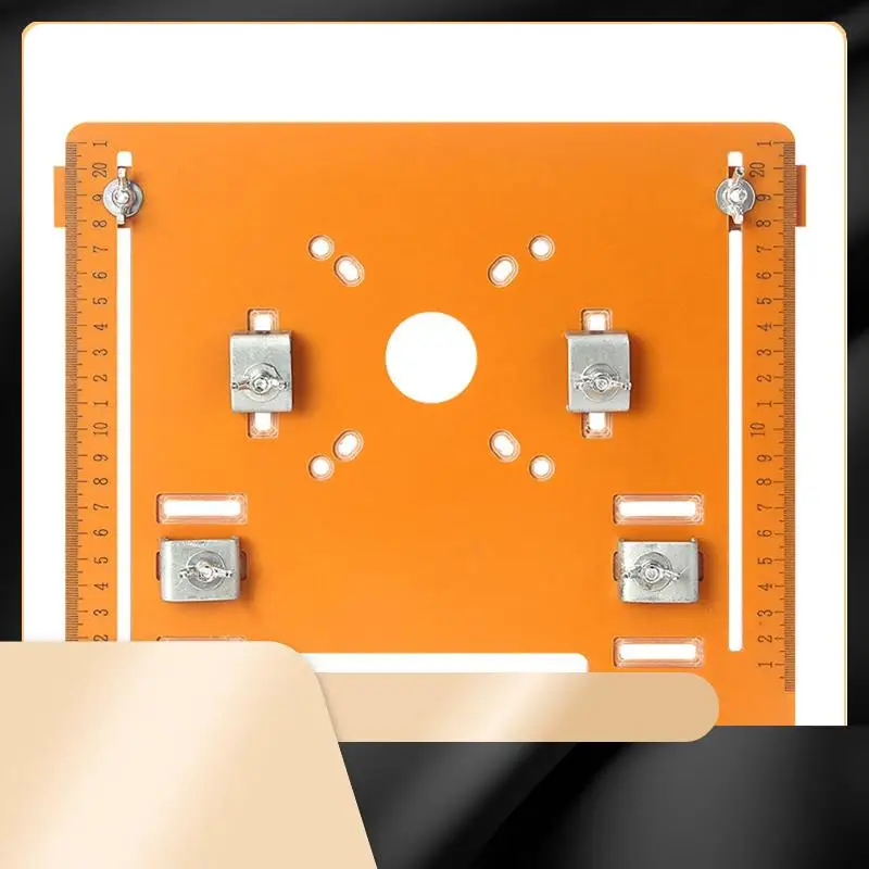 

X40A_XA-Circular Saw Guide Rail Bottom Plate Adjustable Cutting Machine Bakelite Guide Plate Saw Base Woodworking Easy To Use B