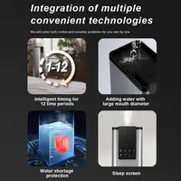 Humidificateur d'air de sol à brouillard chaud 13l, désinfection de grande capacité des femmes enceintes et des bébés dans la maison, une chambre silencieuse 2