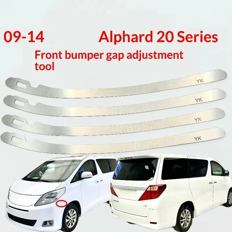 1 Pair Of Repair And Fixing Brackets For Broken Or Damaged Front Bumper Gap Adjustment Clips For Alphard 20 Series