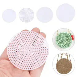 Soft Rubber Grid Plate White Assistant Accessories for Weaving Bags Knitted Piece Grid Plate Woven Material