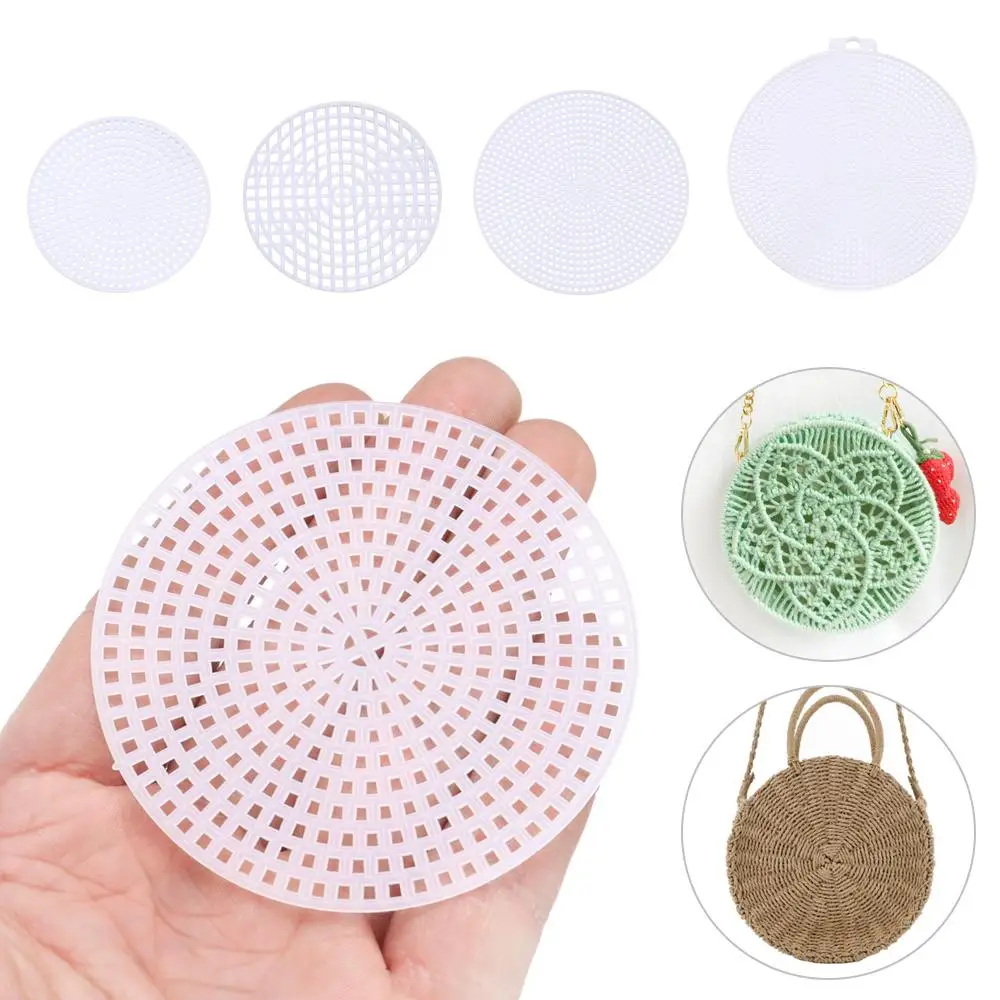 Soft Rubber Grid Plate White Assistant Accessories for Weaving Bags Knitted Piece Grid Plate Woven Material
