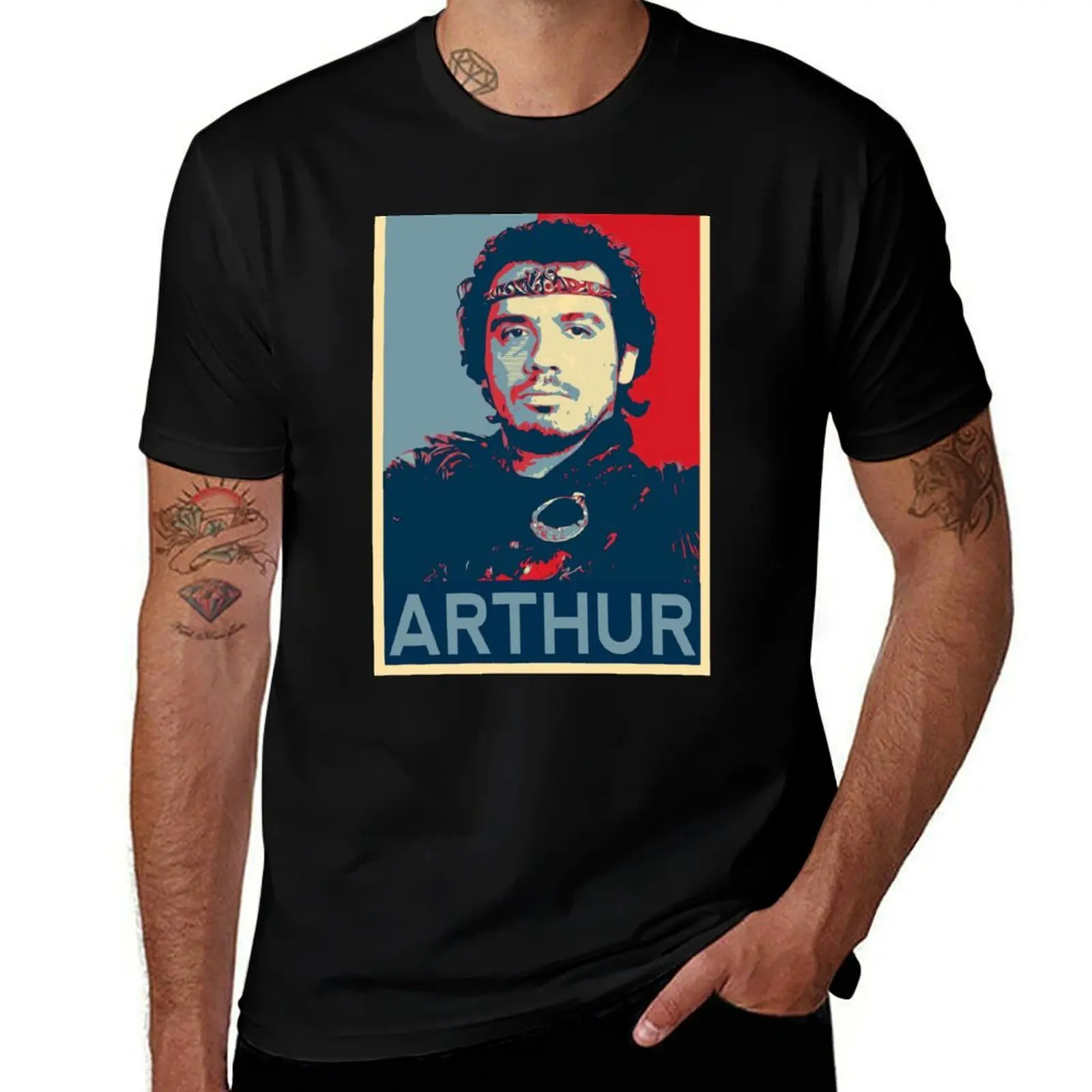 Kaamelott - Arthur Hope Style T-Shirt Everyday Wear Basic Short Sleeve Top T-Shirt