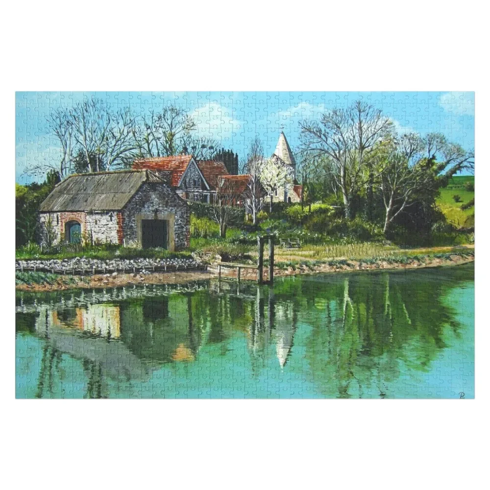 

Piddinghoe Reflections Jigsaw Puzzle Custom Child Gift Jigsaw Custom Puzzle