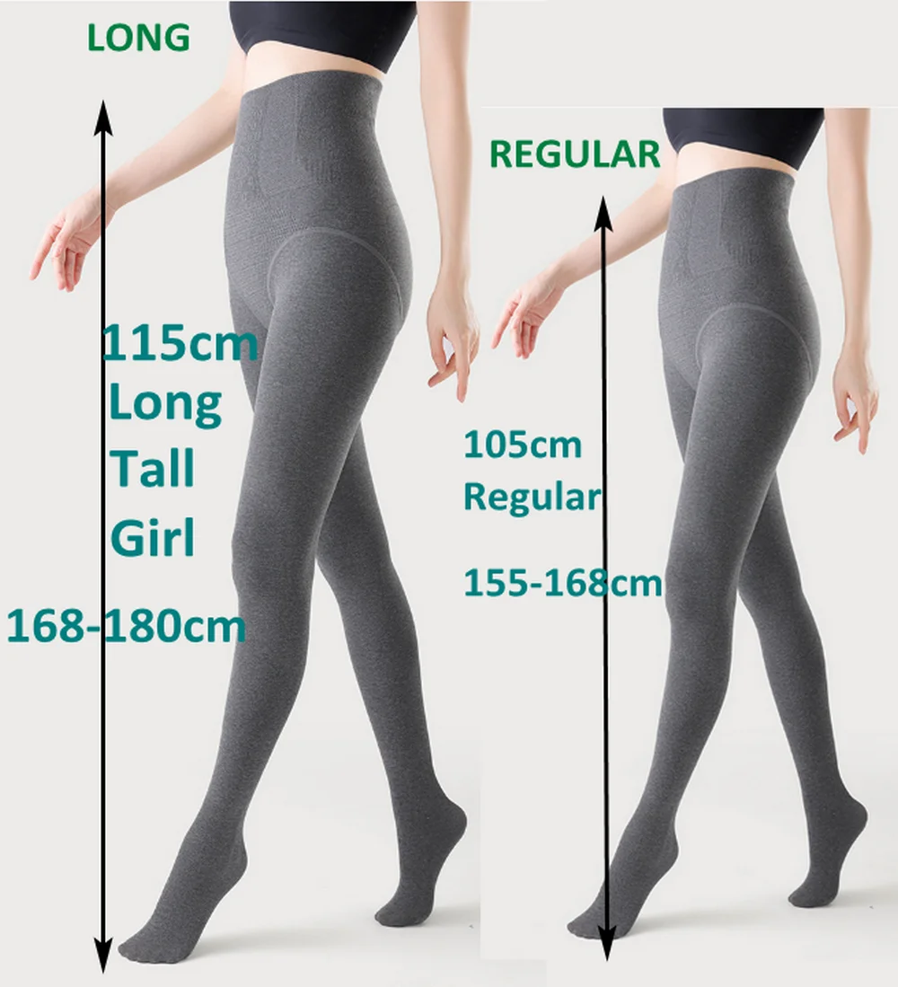 Celana ketat Legging panjang wanita, celana ketat pinggang tinggi tinggi tinggi bahan bulu domba termal