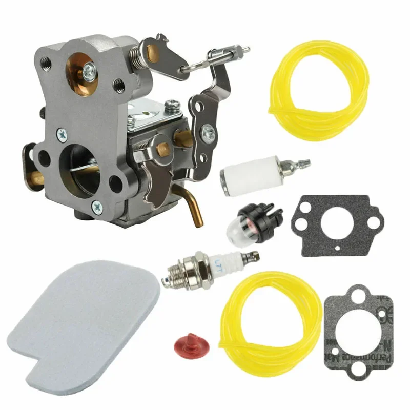 Imagem -06 - Kit de Carburador para Poulan P3314 P3416 P4018 Pp3816 para Zama C1m-w26c Motosserra Junta Primer Lâmpada Mangueira Combustível Kit Carburador