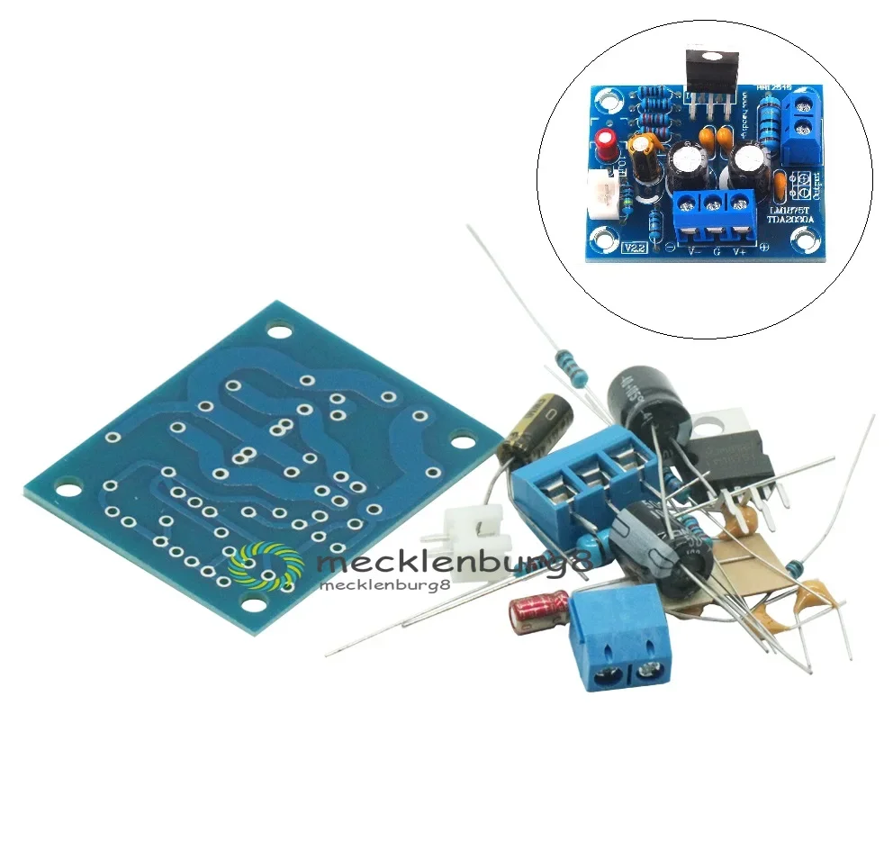 20W HIFI LM1875T Mono Channel Amplifier Board Stereo Audio Amplifier Module Kit for DIY Integrated Circuits