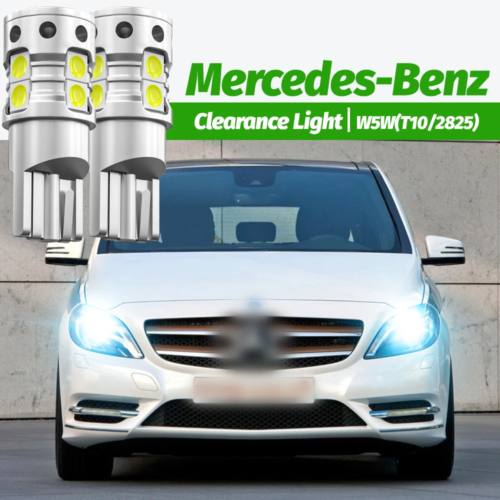 

2x светодиодные лампы стояночного света W5W T10 Canbus для Mercedes Benz W168 W169 W246 W242 W245 W202 W203 W204 C204 CL203 S202 S203 S204 B C